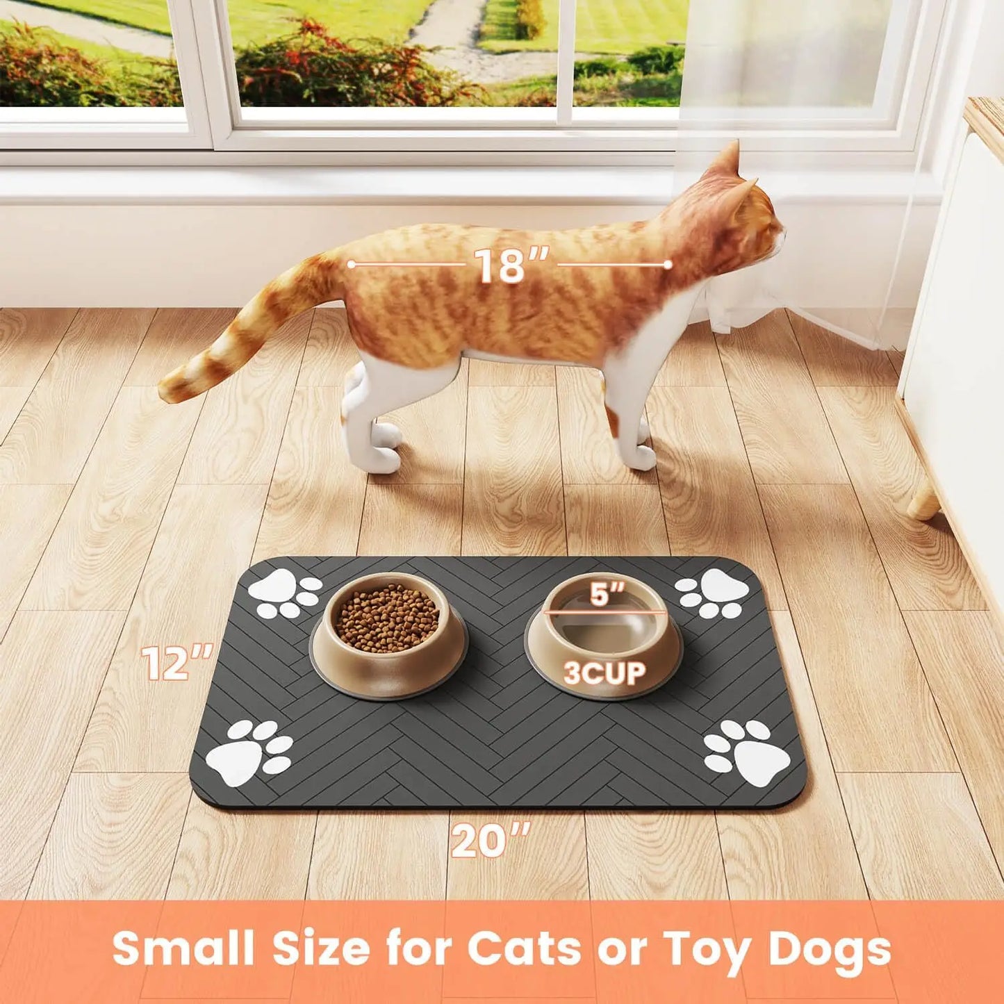 Pet Feeding Mat-Waterproof