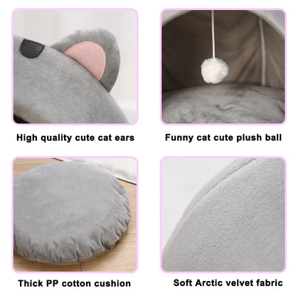 Cat Bed House-Kitten Cave