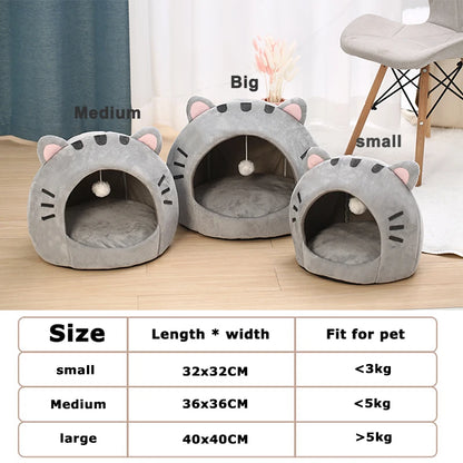 Cat Bed House-Kitten Cave